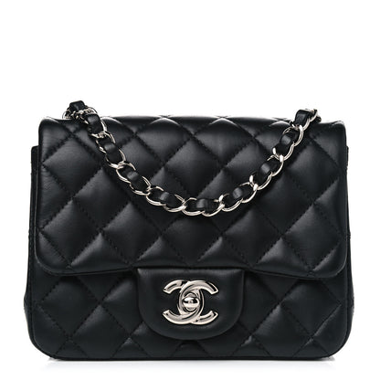 Chanel Lambskin Quilted Mini Square Flap Black 1 of 4