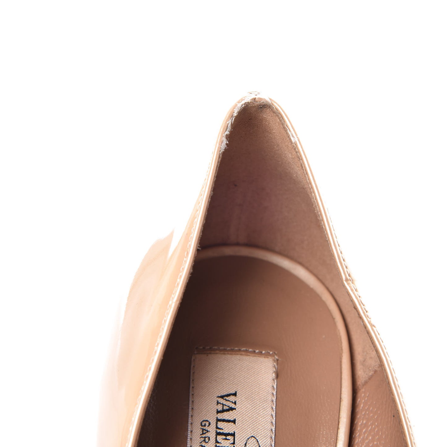 Patent Peep Toe Bow Pumps 39.5 Nude
