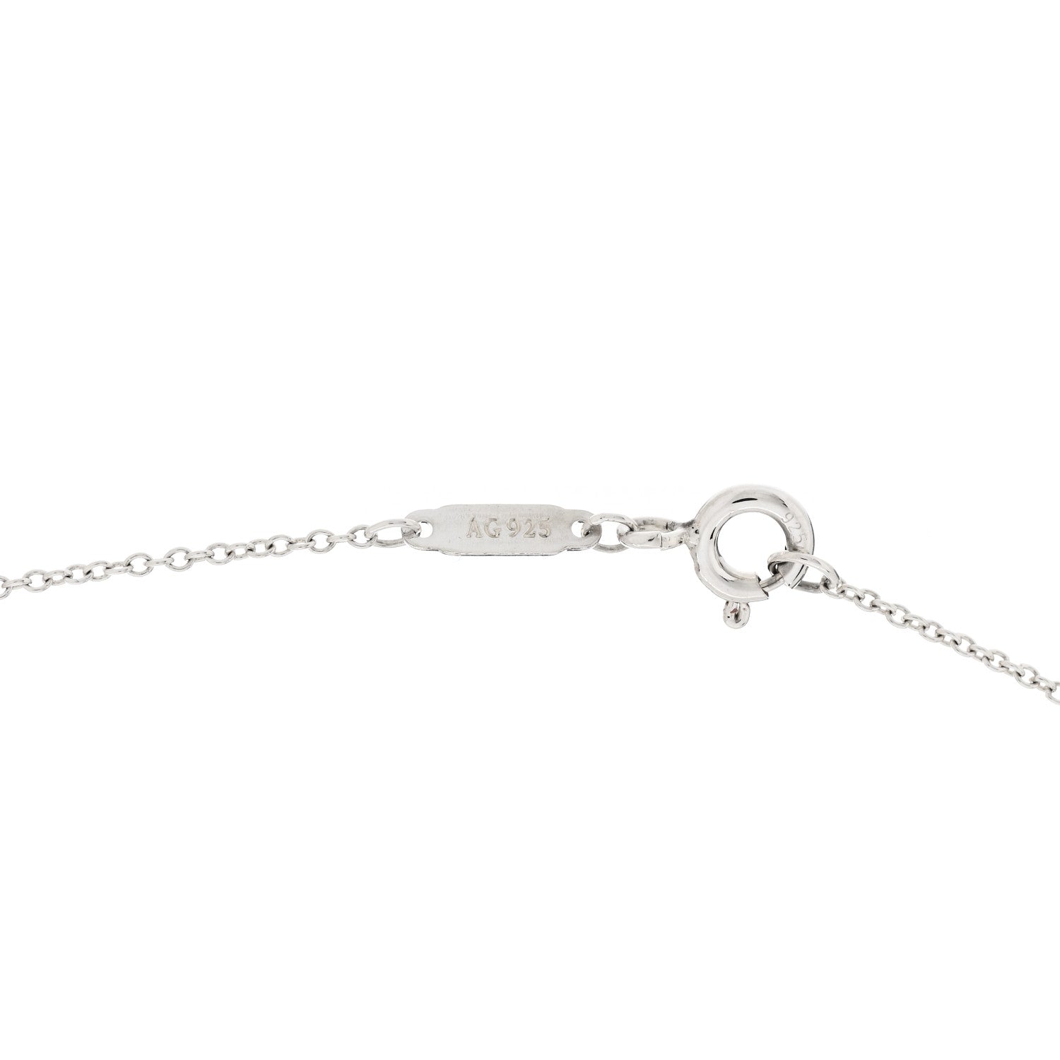 Tiffany Sterling Silver Mini Infinity Pendant Necklace 4 of 5