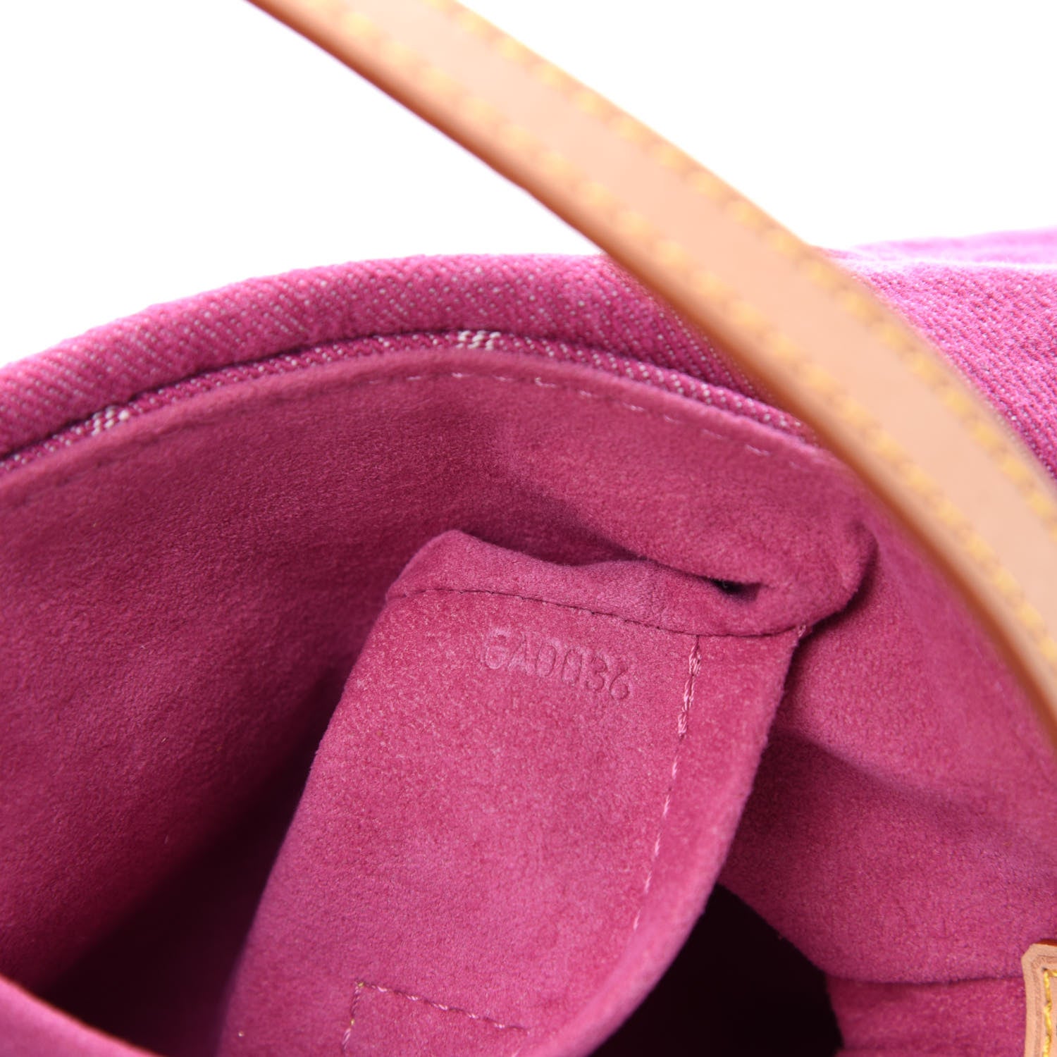 Louis Vuitton Monogram Denim Mini Pleaty Fuchsia 9 of 10