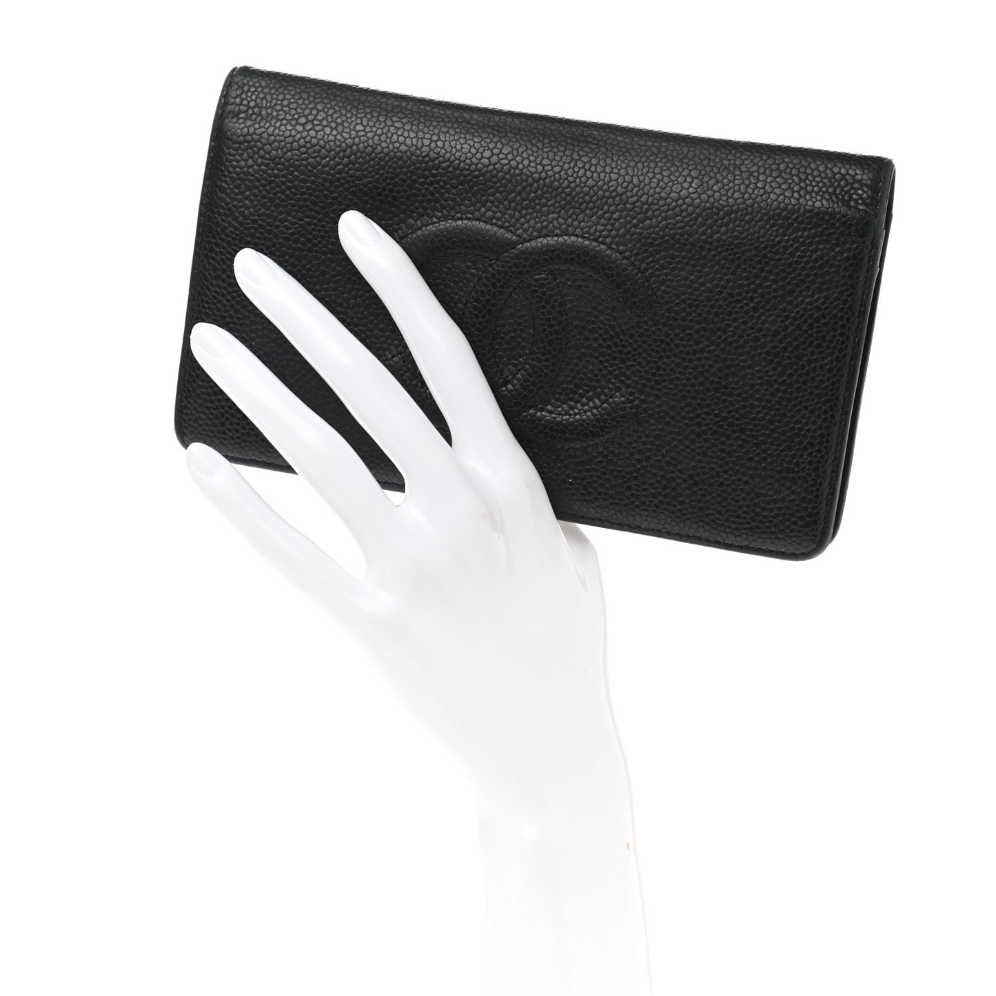 Caviar Timeless CC Yen Wallet Black