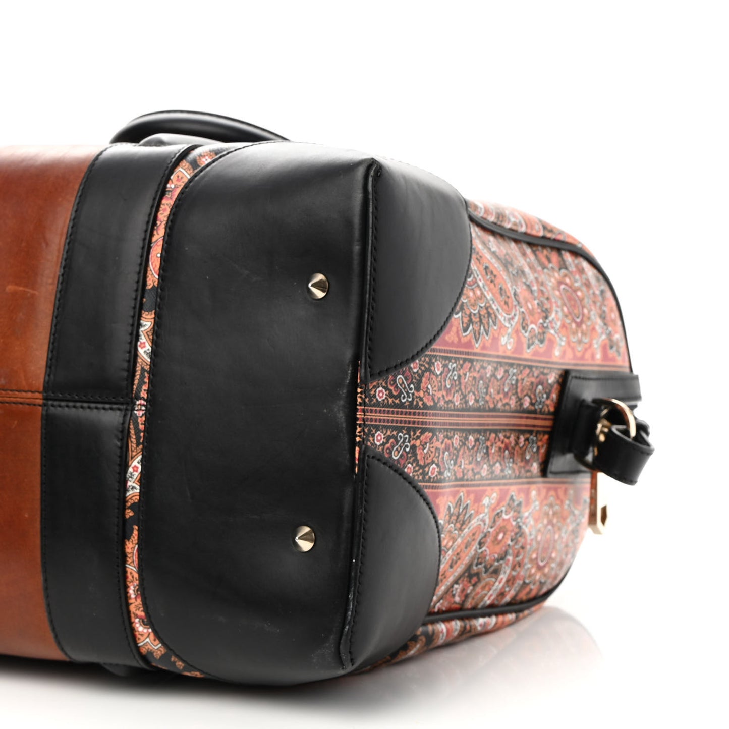 Calfskin Paisley Print Medium Lucrezia Multicolor