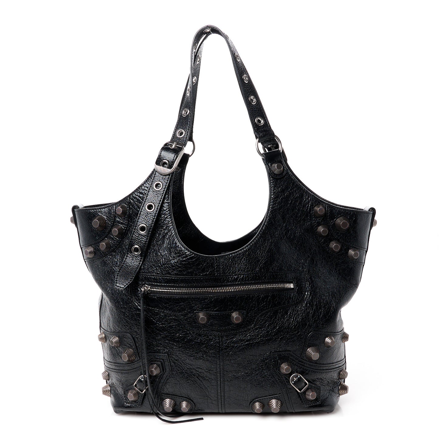 Agneau Arena Medium Le Cagole Carry All Bag Black