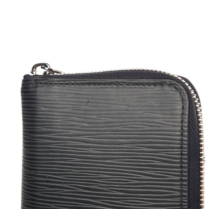 Louis Vuitton Epi Zippy Vertical Wallet Blue Nuit 9 of 10