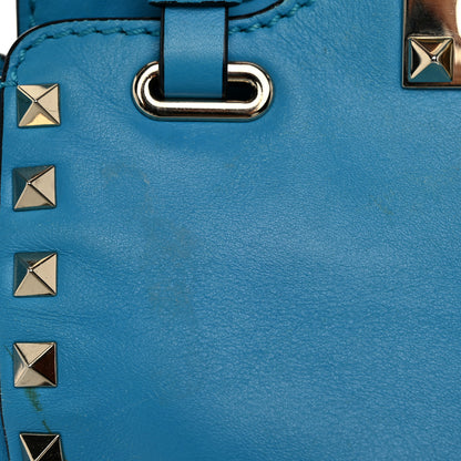 Valentino Garavani Vitello Mini Rockstud Tote Parrot 13 of 15