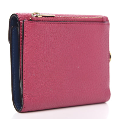 Christian Dior Bullcalf Diorissimo Medium Envelope Wallet Pink 3 of 9