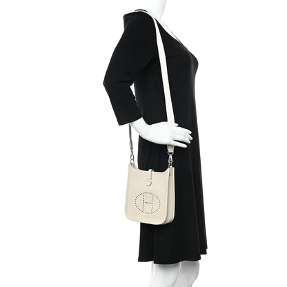 Hermes Taurillon Clemence Evelyne TPM Craie 2 of 11