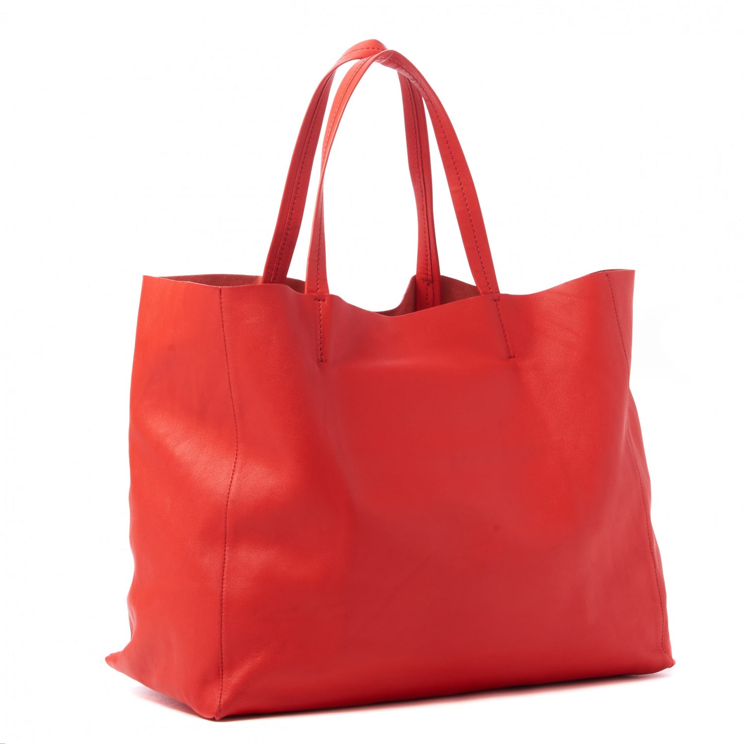 Lambskin Horizontal Cabas Magenta