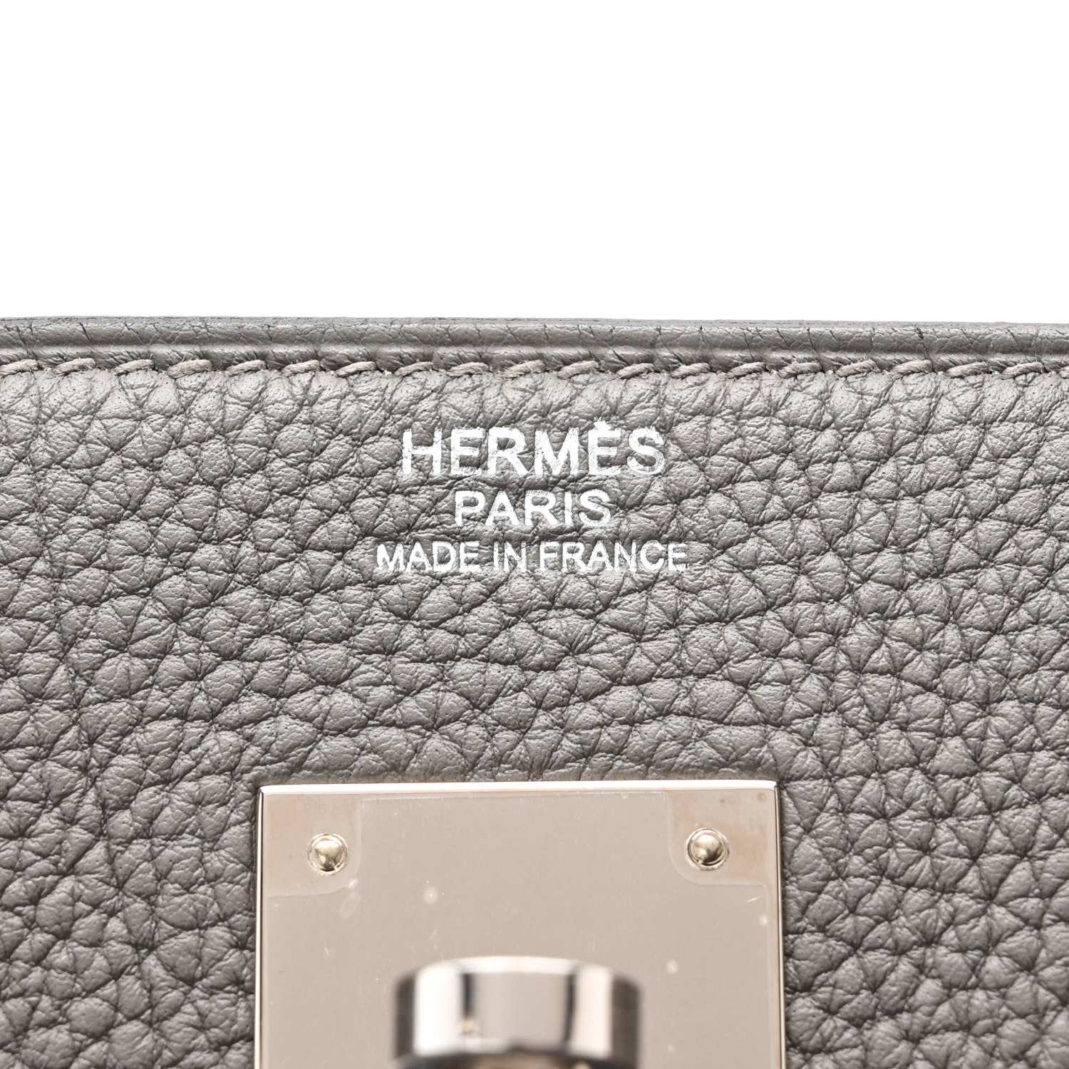 Hermes Togo BIRKIN 30 Gris Meyer 6 of 10