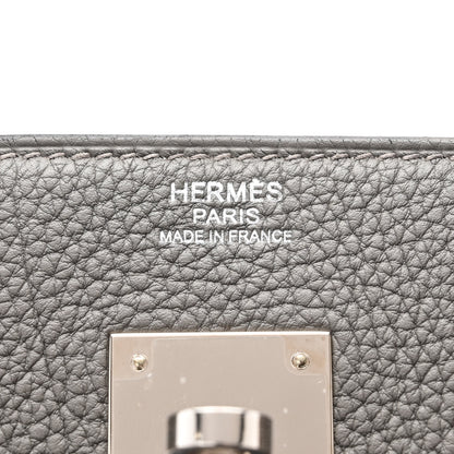 Hermes Togo BIRKIN 30 Gris Meyer 6 of 10