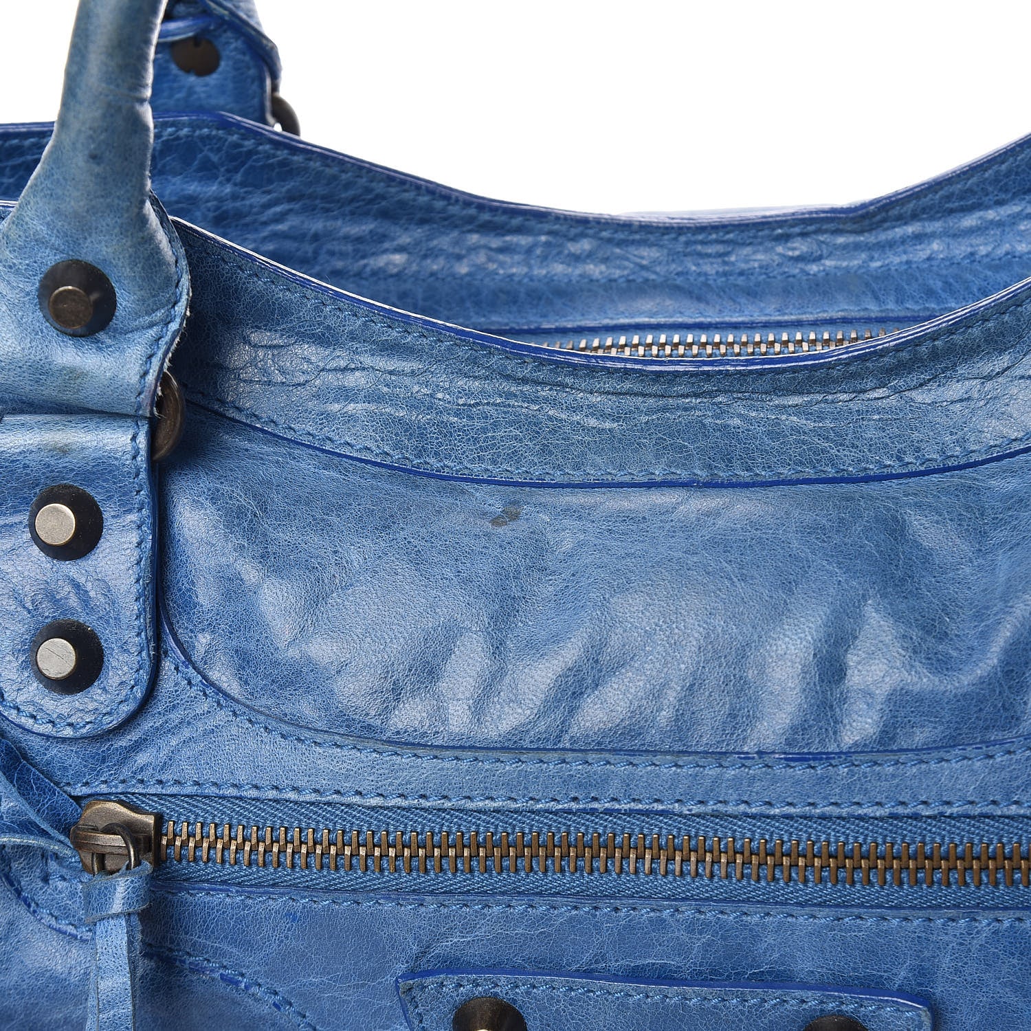 Balenciaga Agneau Classic Hardware City Bleu 12 of 22