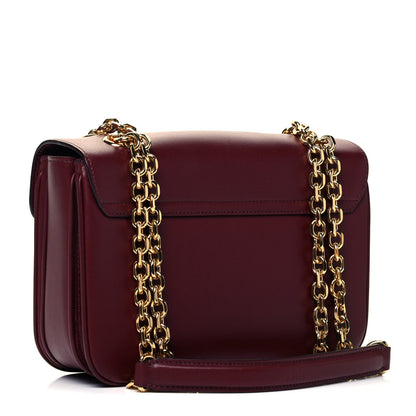 Celine Shiny Calfskin Medium C Bag Light Burgundy 3 of 9