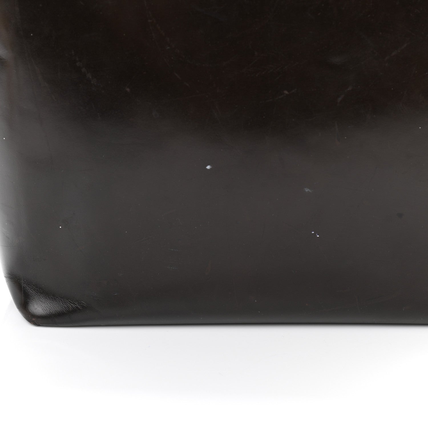 Prada Vitello Lux Logo Tote Dark Brown 14 of 14