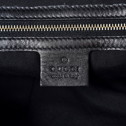 Gucci Calfskin Large Indy Top Handle Hobo Black 6 of 7