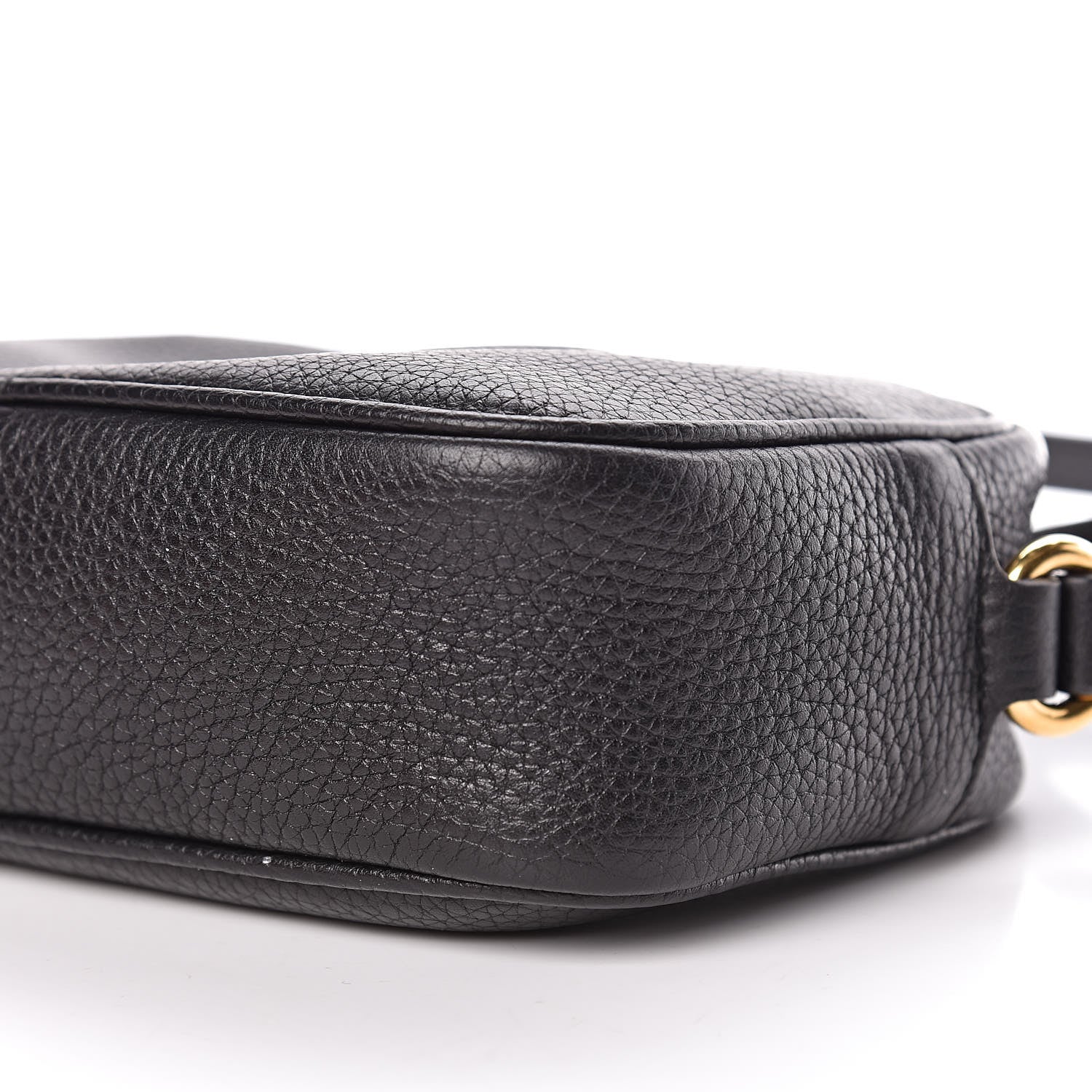 Gucci Pebbled Calfskin Mini Soho Disco Bag Black 9 of 10
