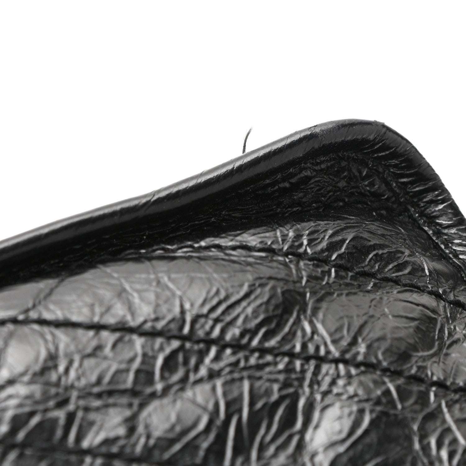 Saint Laurent Crinkled Calfskin Matelasse Monogram Medium Niki Chain Satchel Black 11 of 11