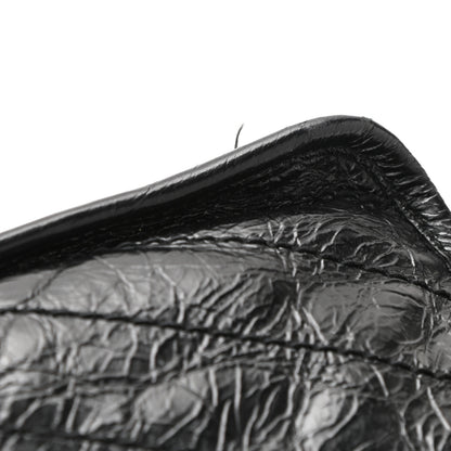 Saint Laurent Crinkled Calfskin Matelasse Monogram Medium Niki Chain Satchel Black 11 of 11