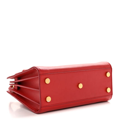 Saint Laurent Calfskin Nano Sac De Jour Lipstick Red 7 of 27