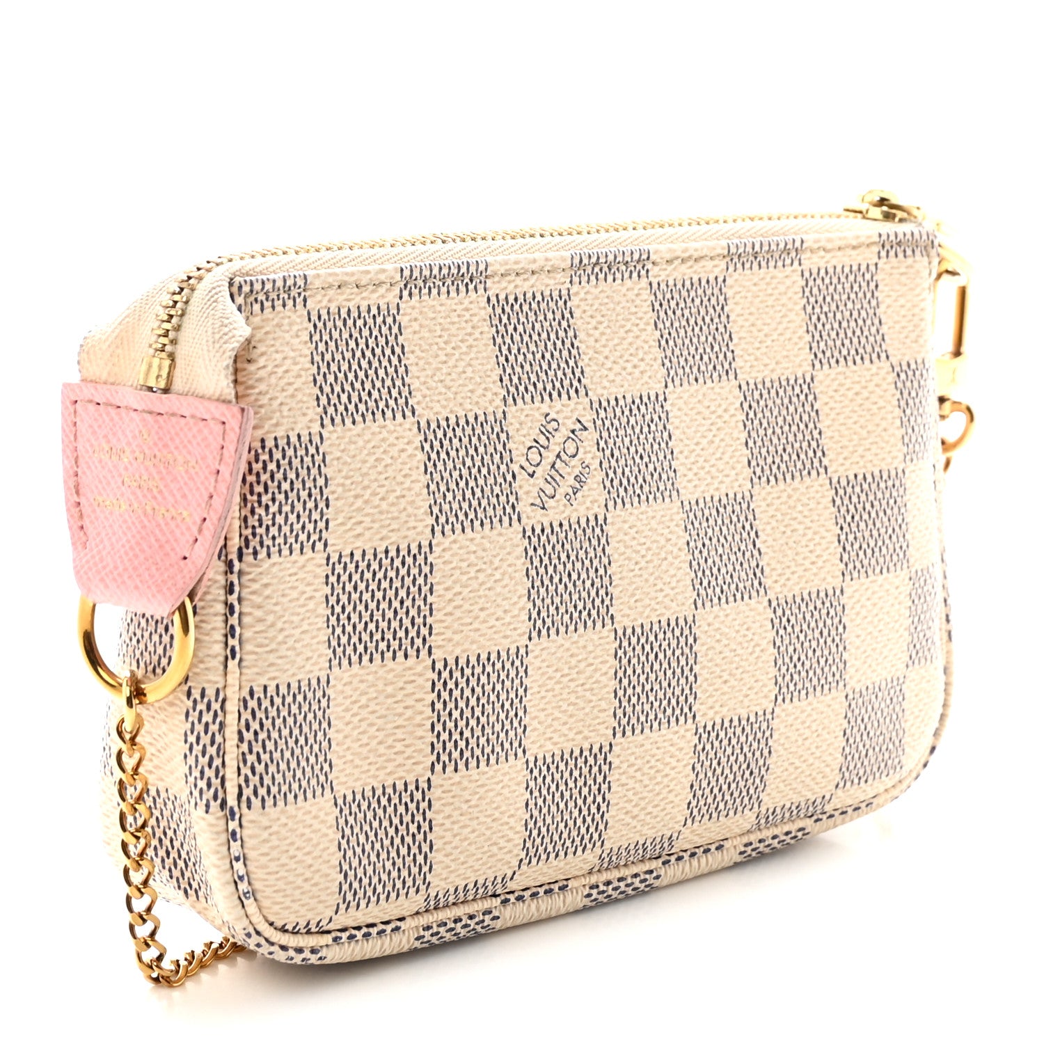 Louis Vuitton Damier Azur 2018 Christmas Animation Mini Pochette Accessories 3 of 6