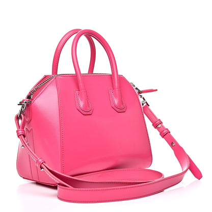 Givenchy Shiny Lord Calfskin Mini Antigona Shocking Pink 3 of 12