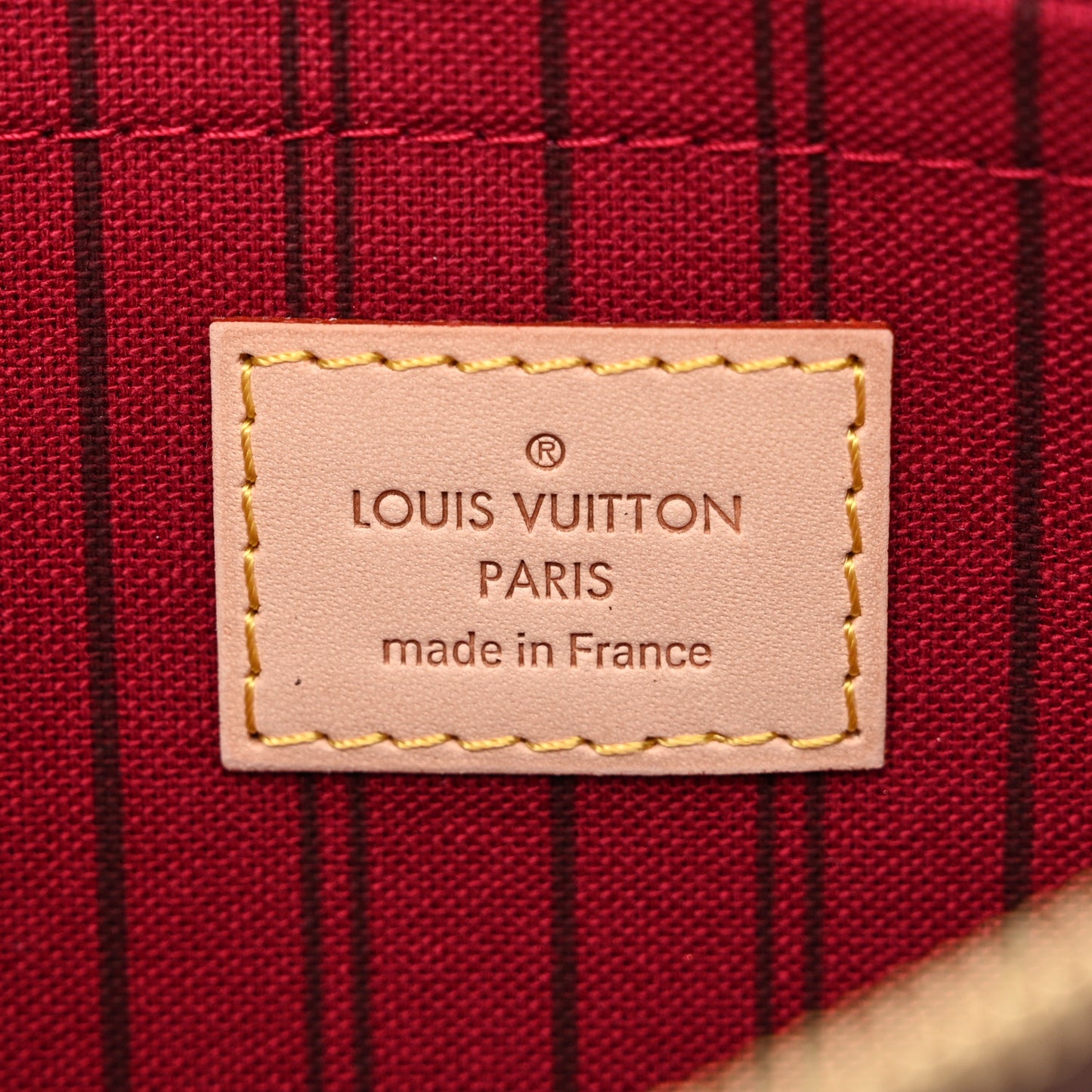 LOUIS VUITTON Monogram Neverfull MM GM Pochette Pivoine