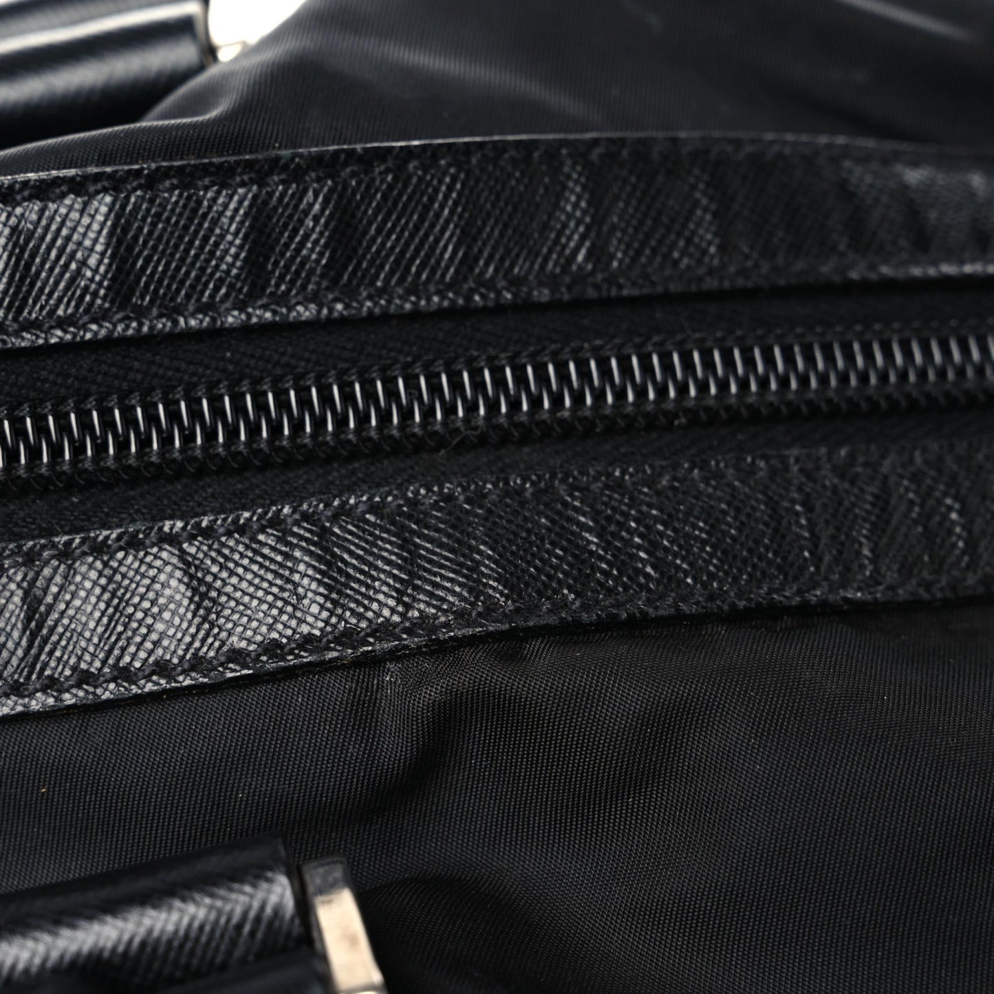 Nylon Viaggio Duffle Black