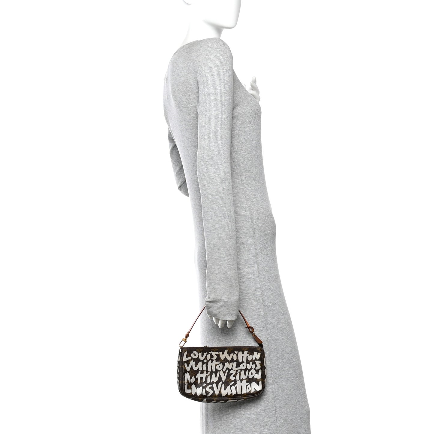 Monogram Graffiti Pochette Accessories Silver