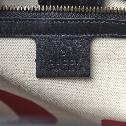 Gucci GG Supreme Monogram L'Aveugle Par Amour Print Vertical Tote Black 6 of 10