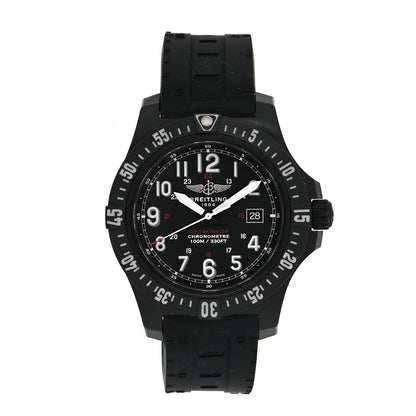 Breitling Breitlight Rubber 45mm Colt Skyracer Quartz Watch Black X74320 1 of 5