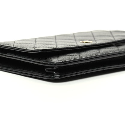 Chanel Caviar Quilted Wallet On Chain WOC Black 6 of 11