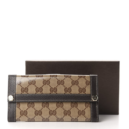 Gucci Crystal Monogram Continental Charmy Wallet 8 of 8