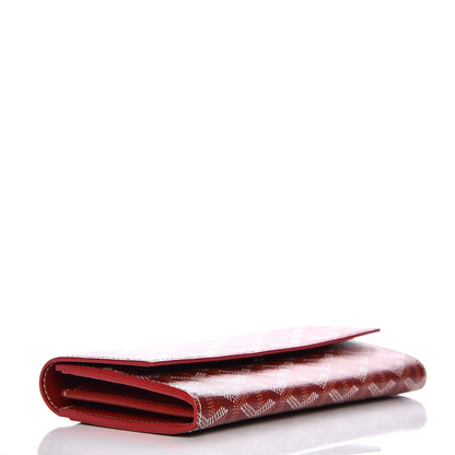 Goyard Goyardine Varenne Long Wallet Red 4 of 6