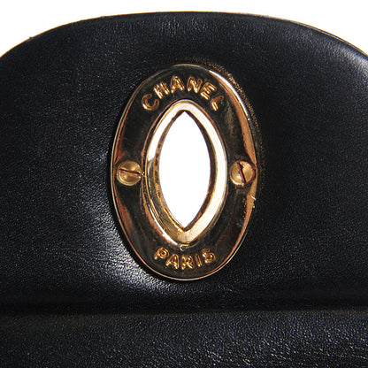 Chanel Lambskin Quilted XL Jumbo Flap Black 6 of 9