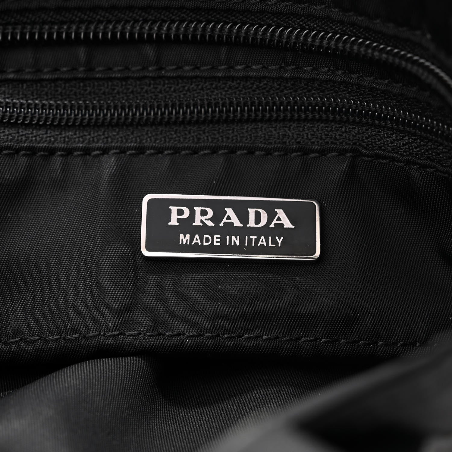 Prada Tessuto Nylon Vela Shopping Tote Black 6 of 10