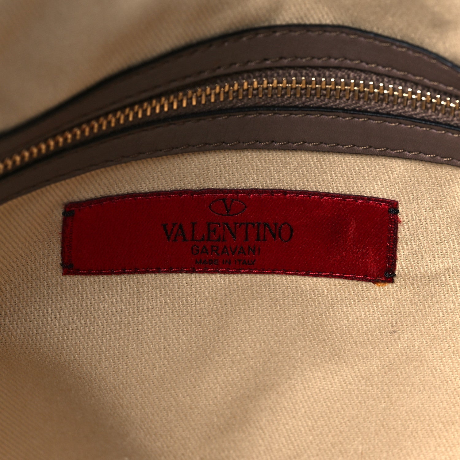 Valentino Garavani Calf Hair Cavallino Animal Rockstud Dome Satchel Brown 6 of 9