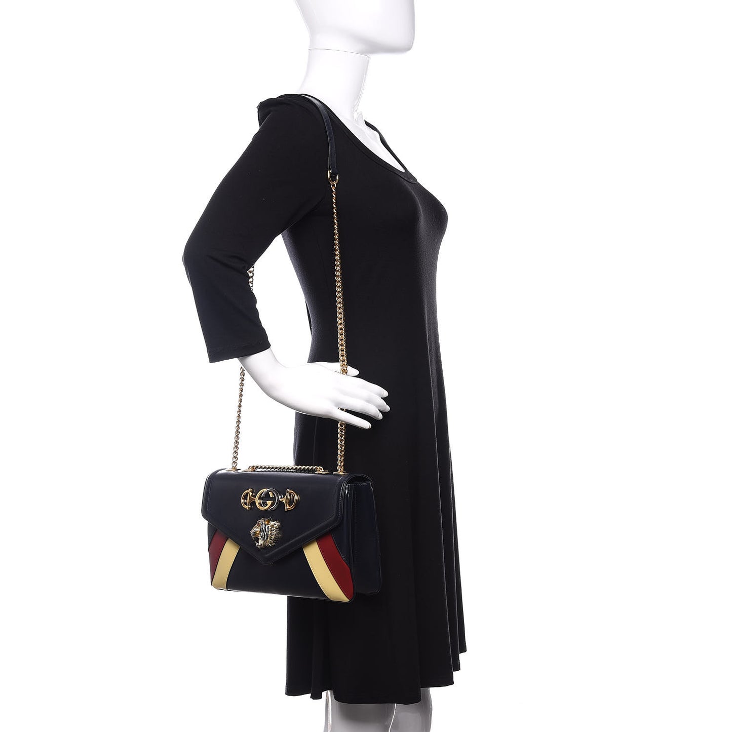 Vitello Palmellato Lux Crystal Medium Rajah Shoulder Bag Blue Romantic Cerise Butter Multicolor