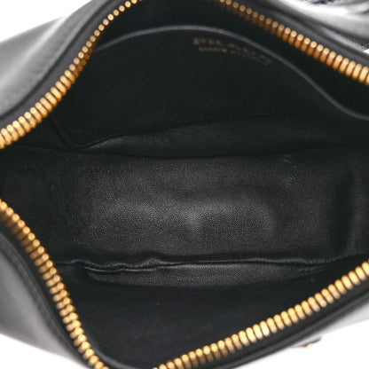 Prada Soft Calfskin Arque Shoulder Bag Black 5 of 10