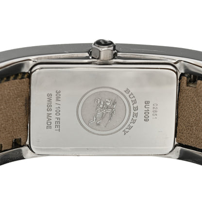 Burberry Stainless Steel Calfskin 18mm Heritage Nova Check Quartz Watch Black BU1009 3 of 4