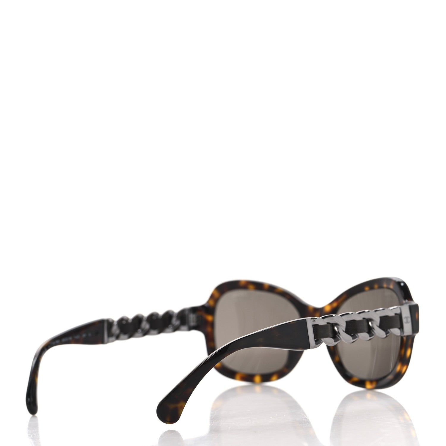 Chanel Acetate Chain Sunglasses 5465-Q Tortoise 4 of 7