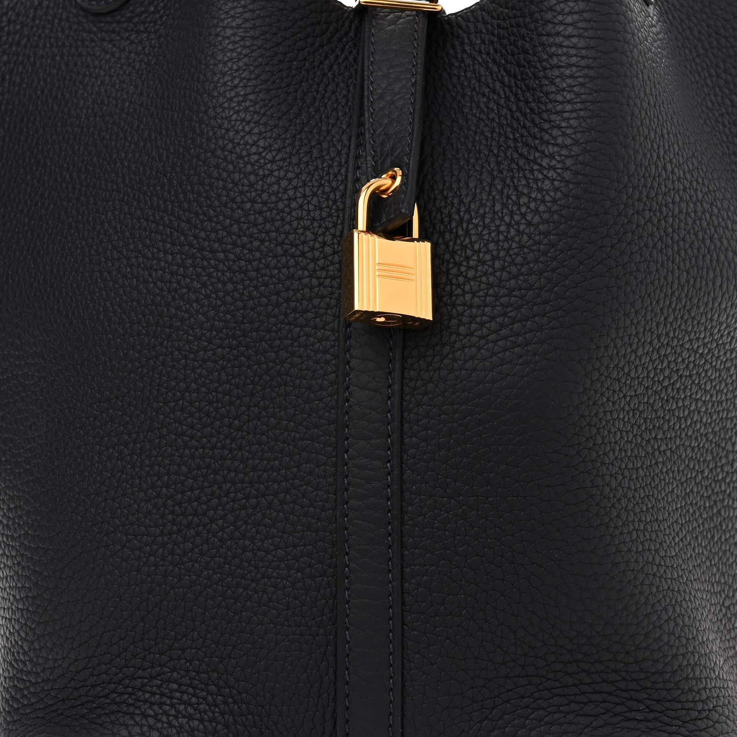 Hermes Taurillon Clemence Picotin Lock 22 MM Bleu Nuit 8 of 11