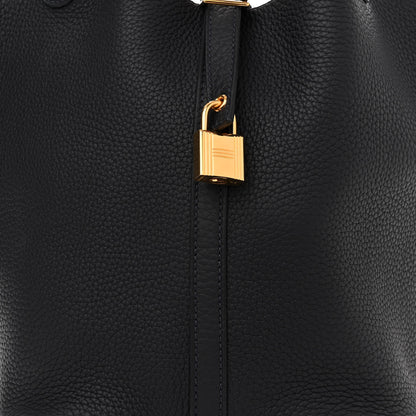 Hermes Taurillon Clemence Picotin Lock 22 MM Bleu Nuit 8 of 11