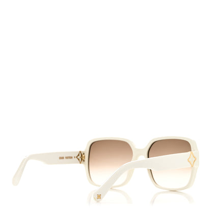 Louis Vuitton My LV Flower Square Sunglasses Z1613W White 4 of 7