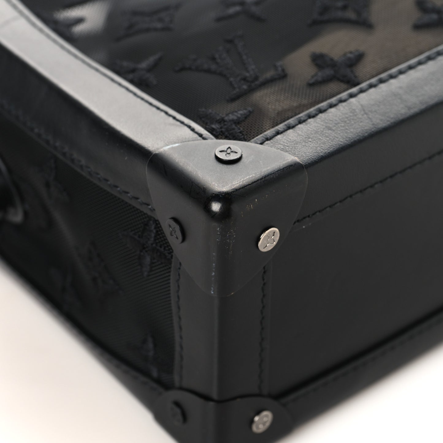 Monogram See Through Soft Trunk Black