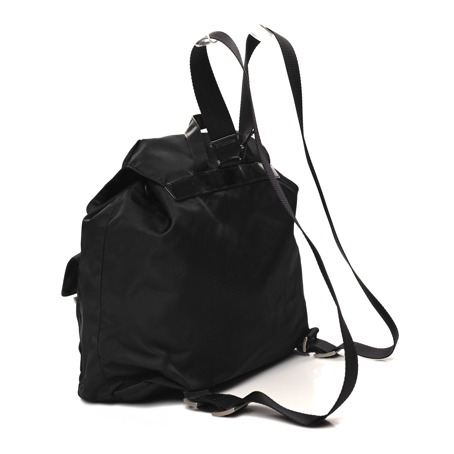 Prada Nylon Vela Medium Backpack Black 2 of 11