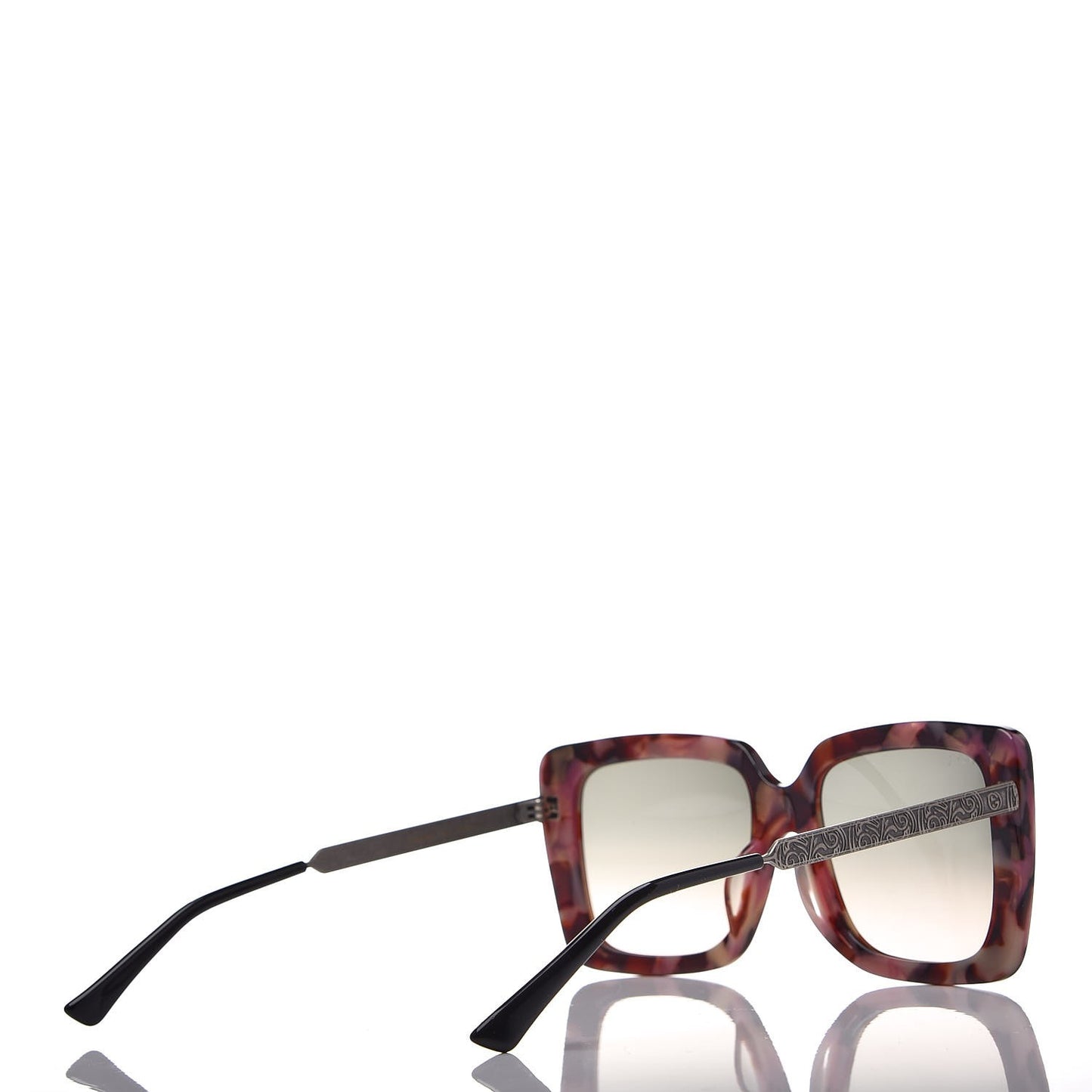 Squared Frame Sunglasses GG0216SA Pink Havana