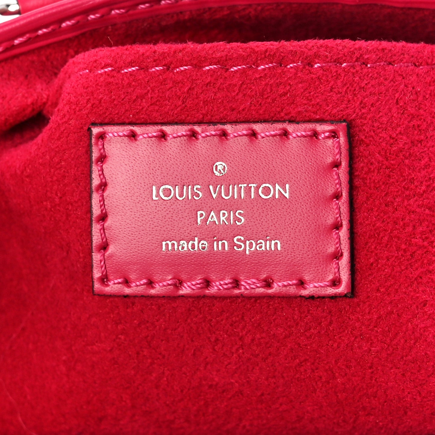 Epi Petit Sac Plat Rose Pondicherry