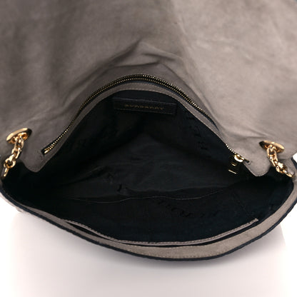 Burberry Signature Grain Medium Mildenhall Crossbody Bag Pale Grey 8 of 11