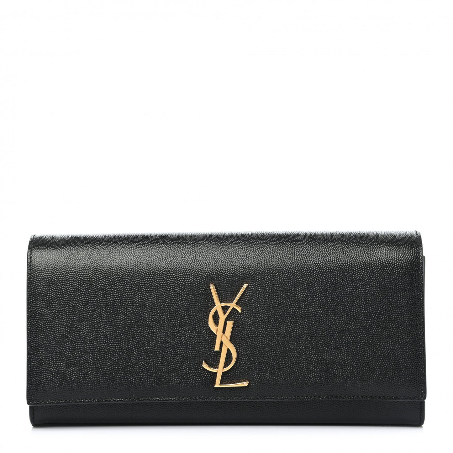 Grain De Poudre Monogram Cassandre Clutch Black