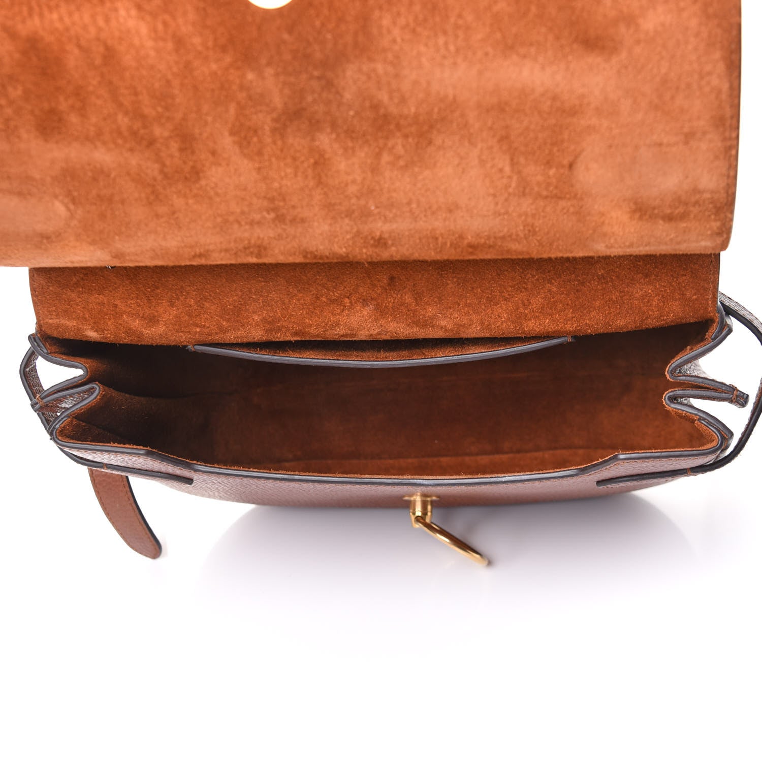 Mulberry Small Classic Grain Calfskin Amberley Satchel Oak 5 of 11