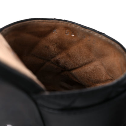 Chanel Lambskin Quilted CC Turn Lock Clogs 36 Black 13 of 16